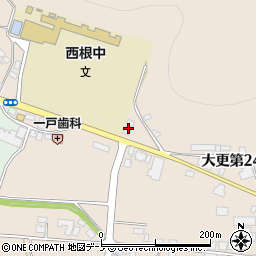 岩手県八幡平市大更（第２４地割）周辺の地図