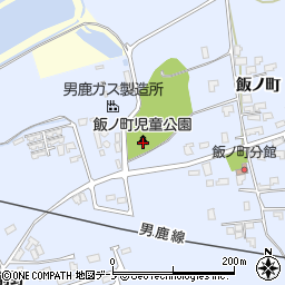 飯ノ町街区公園周辺の地図