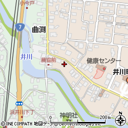 下井河郵便局周辺の地図