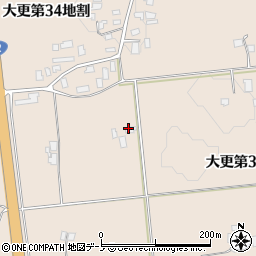 岩手県八幡平市大更（第３３地割）周辺の地図