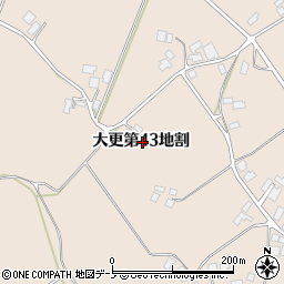 岩手県八幡平市大更第４３地割周辺の地図