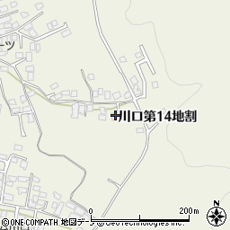 岩手県岩手郡岩手町川口第１４地割64周辺の地図