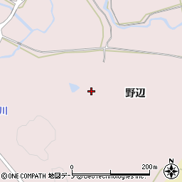 秋田県男鹿市船川港仁井山野辺周辺の地図