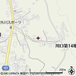 岩手県岩手郡岩手町川口第１４地割55周辺の地図