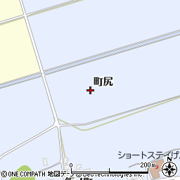 秋田県男鹿市脇本脇本町尻周辺の地図