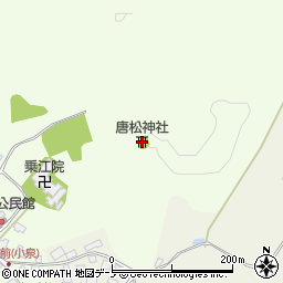 唐松神社周辺の地図