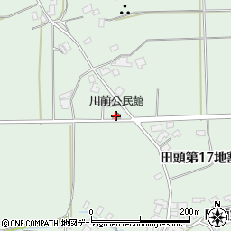 川前公民館周辺の地図