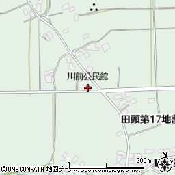 川前公民館周辺の地図