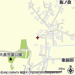 秋田県男鹿市脇本富永大倉周辺の地図
