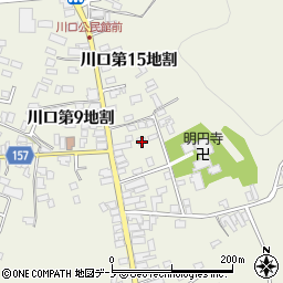 岩手県岩手郡岩手町川口第１５地割25周辺の地図