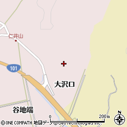 秋田県男鹿市船川港仁井山大沢口周辺の地図