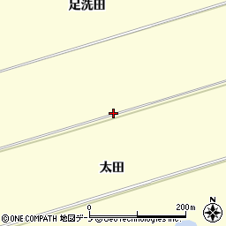 秋田県男鹿市脇本富永太田周辺の地図