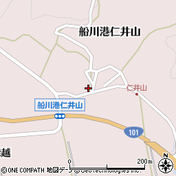 秋田県男鹿市船川港仁井山滝沢69周辺の地図