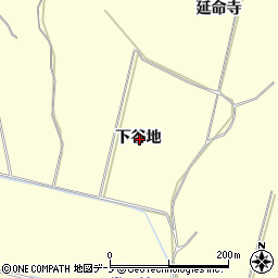秋田県男鹿市脇本富永下谷地周辺の地図