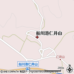 秋田県男鹿市船川港仁井山滝沢17周辺の地図