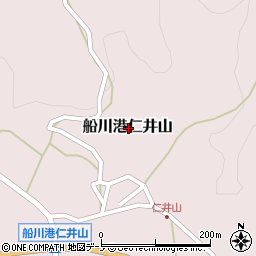 秋田県男鹿市船川港仁井山周辺の地図