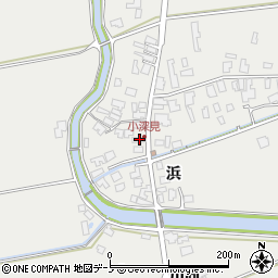 秋田県男鹿市払戸小深見78周辺の地図