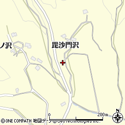 秋田県男鹿市脇本富永毘沙門沢3周辺の地図
