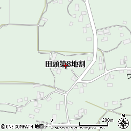 岩手県八幡平市田頭第８地割周辺の地図
