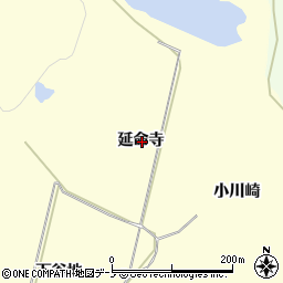 秋田県男鹿市脇本富永延命寺周辺の地図