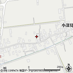 秋田県男鹿市払戸小深見243周辺の地図