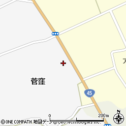 ａｐｏｌｌｏｓｔａｔｉｏｎ４５号線田野畑ＳＳ周辺の地図