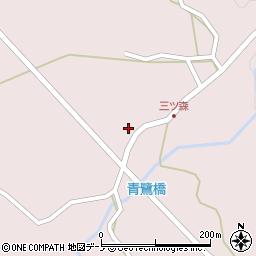 秋田県男鹿市男鹿中滝川三ツ森下台201周辺の地図