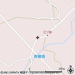 秋田県男鹿市男鹿中滝川三ツ森下台201-4周辺の地図