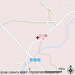 秋田県男鹿市男鹿中滝川三ツ森下台213周辺の地図
