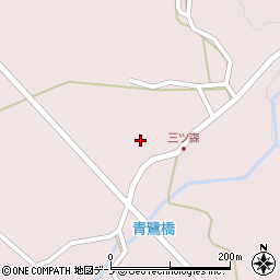 秋田県男鹿市男鹿中滝川三ツ森下台204周辺の地図