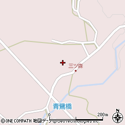 秋田県男鹿市男鹿中滝川三ツ森下台212周辺の地図