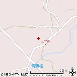秋田県男鹿市男鹿中滝川三ツ森下台211周辺の地図