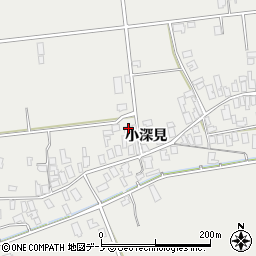 秋田県男鹿市払戸小深見223周辺の地図