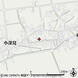 秋田県男鹿市払戸小深見17周辺の地図