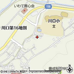 岩手県岩手郡岩手町川口第１５地割91-11周辺の地図