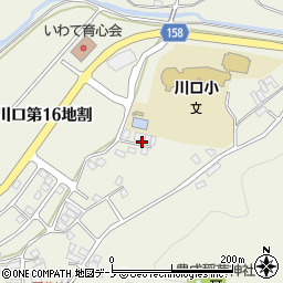 岩手県岩手郡岩手町川口第１５地割91周辺の地図