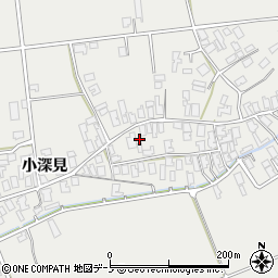 秋田県男鹿市払戸小深見19周辺の地図