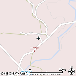 秋田県男鹿市男鹿中滝川三ツ森下台224周辺の地図