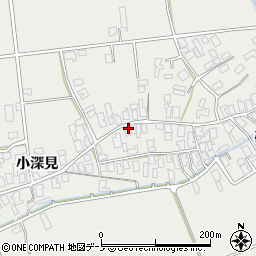 秋田県男鹿市払戸小深見18周辺の地図
