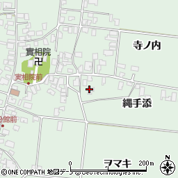 秋田県井川町（南秋田郡）今戸（縄手添）周辺の地図