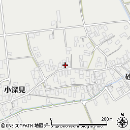 秋田県男鹿市払戸小深見130周辺の地図