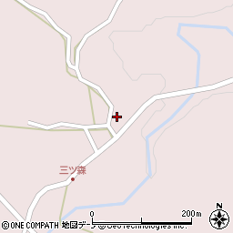 秋田県男鹿市男鹿中滝川三ツ森下台230周辺の地図
