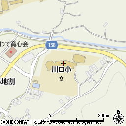 岩手町立川口小学校周辺の地図