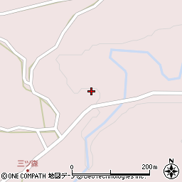 秋田県男鹿市男鹿中滝川三ツ森下台249周辺の地図