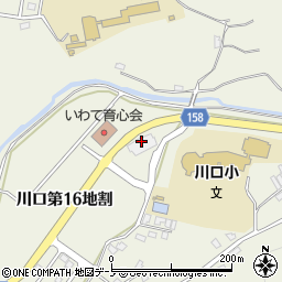 岩手町川口学童保育クラブ周辺の地図