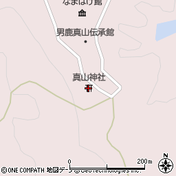 秋田県男鹿市北浦真山水喰沢周辺の地図