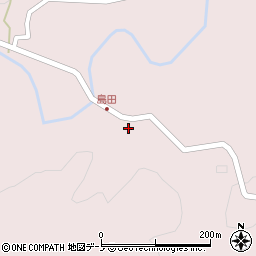 秋田県男鹿市男鹿中滝川（根田面）周辺の地図