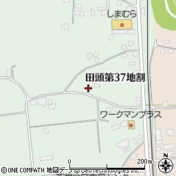 岩手県八幡平市田頭第３７地割周辺の地図
