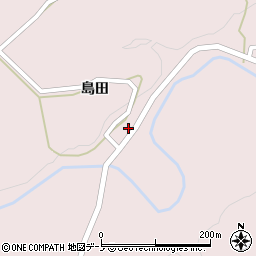 秋田県男鹿市男鹿中滝川島田周辺の地図