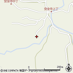 秋田県男鹿市北浦安全寺水沢74周辺の地図